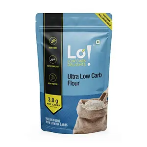 Lo! Low Carb Delights - Ultra Low Carb Keto Atta | Dietitian Recommended Keto Flour | Lab Tested Keto Food Products for Keto Diet (1kg)