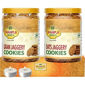 Speciality Jaggery Cookies Biscuit Gift Box No Added Sugar - Gram Jaggery Cookies and Oats Jaggery Bakery Cookies Biscuit 600grams