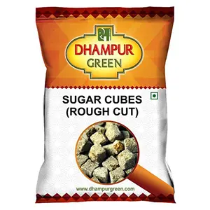 GREEN Rough Cut Sugar Cubes 1050g (Pack of 3 - Each 350g)