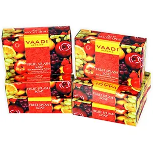 Super Value Fruit Splash Soap with Extracts of Orange Peach Green Apple and Lemon 75gms x 6