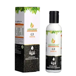 Abhinav G3 Hair OIl - Reduces Hair fall & Greying of hair