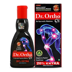 Dr Ortho Pain Relief Ayurvedic Medicine Oil - 100ml+20ml Extra Pack 1
