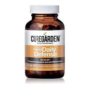 Curegarden Daily Defense Capsule Natural Curcumin (Turmeric Extract) Supplement with BCM 95 for Immunity Booster & Anti-inflammatory Benefits 500mg
