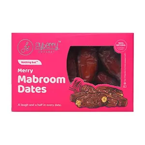 Flyberry Gourmet Mabroom Dates (Khajoor) Dry Fruits 200 G (Snacks Rich in Dietary Fibre)