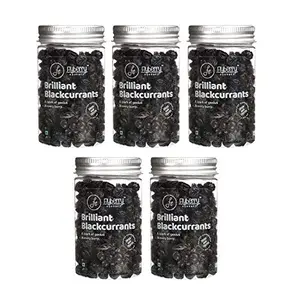 Flyberry Gourmet Premium Blackcurrants 500g (Pack of 5 100g Each)
