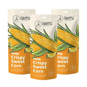 Flyberry Gourmet Crispy Sweet Corn Crips 180 Gms (Pack of 3x60Gms)