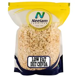 Neelam Foodland Low Fat Diet CHIVDA (Ricke Flakes Blended with Sev Suagr and Salt 400 gm (14.10 OZ)