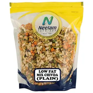 Neelam Foodland Low Fat Mix Chivda (Plain) 400 gm (14.10 OZ)