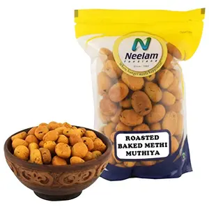 Roasted Baked Methi MUTHIYA - Indian Snacks 400 gm (14.10 OZ)