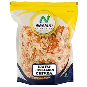 Neelam Foodland Low Fat Rice Flakes Chivda 400 gm (14.10 OZ)