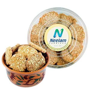 Neelam Foodland Home Made Wheat Oat Cookies 300 gm (10.58 OZ)