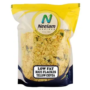 Neelam Foodland Low Fat Rice Flakes Yellow Chivda 800 gm (28.21 OZ)