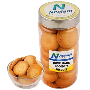 Neelam Foodland Special Home Made Coconut Biscuits 200 gm (7.05 OZ)