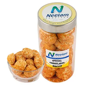 Neelam Foodland Special Cornflakes Biscuits 200 gm (7.05 OZ)