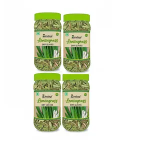 ZINDAGI Lemongrass Dry Leaves - Lemon Grass Tea For Detox - 50gm (Pack of 4)
