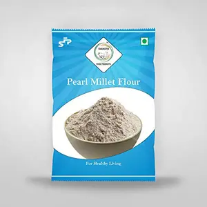 SWASTH Pearl Millet Flour - Gluten Free Bajra Flour - 01Kg (Other Names of Pearl Millet - Bajra Kambu Sajjalu Sajje Kambam Bajri Bajra)|Glutenfree Atta