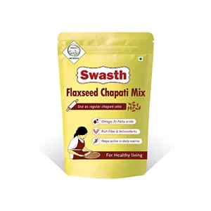 Flaxseed Chapati Mix - Pack of 2 - 2Kg (Other Names of Flaxseed - Agase Jawas or Alashi Ali Vidai Tishi or Pesi Avise Ginzalu)