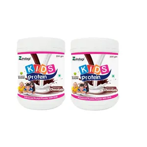 Zindagi Protein Powder for Kids - Champ Protein Powder - Sugar Free Nutritional Drink (200 Gm) Pack of 2