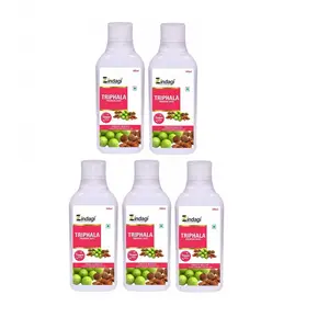 Zindagi Pure Triphala Juice - Sugar Free Natural Health Drink (500ml) Pack of 5