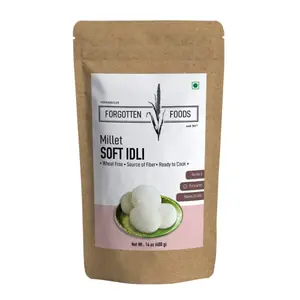 Forgotten Foods Millet Madurai Soft Idli - 400 Grams