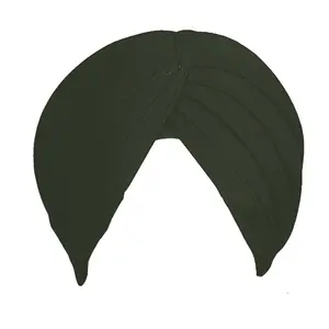 Sikh Cotton Turban for Men |Dark Brown Color | 5mts Unstitched Punjabi Pagri