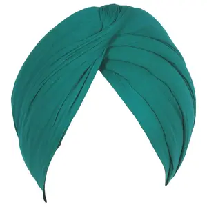 Sikh Cotton Turban for Men | Prussian Blue Color | 5mts Unstitched Punjabi Pagri