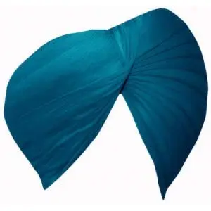 Sikh Cotton Turban for Men | Azure Color | 6 MTS Stitched Punjabi Pagri