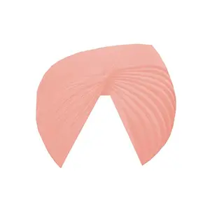 Sikh Cotton Turban for Men | Light Peach Color | 5 MTS Unstitched Punjabi Pagri
