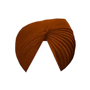 Sikh Cotton Turban for Men | Horse Brown Color | 5 MTS Unstitched Punjabi Pagri