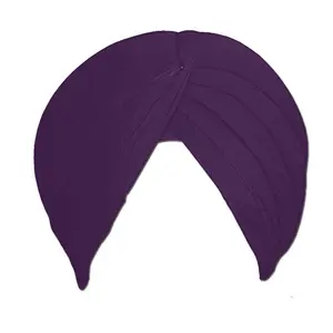 Sikh Cotton Turban for Men | French Violet Color | 5mts Unstitched Punjabi Pagri