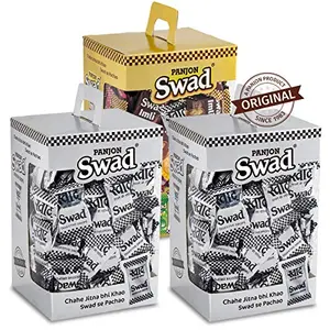 Swad Candy Gift Box 1 Original Swad Toffee & 2 Mixed Chocolate 100 pc x 3 Gift Boxes