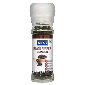Keya Black Pepper Grinder, 50 grams (1.76 oz) - (Pack of 2) India - Vegetarian