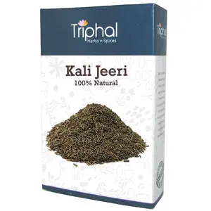 TRIPHAL Kaali Jeeri  Centratherum Anthelminticum  Kali Jiri | Clean and Sorted -100Gm