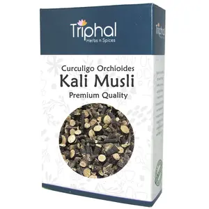TRIPHAL Kali Musli  Shyam Musli  Curculigo Orchioides | Whole -800Gm