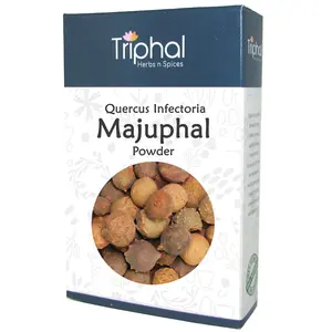 TRIPHAL Majuphal  Gall Oak  Majoophal  Manjakani  Quercus Infectoria | Powder -50Gm