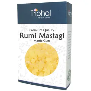 TRIPHAL Rumi Mastagi  Mastic Gum  Pistacia Lentiscus -10Gm