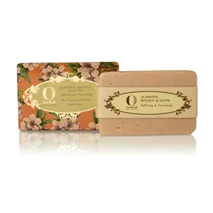 Ohria Ayurveda Almond Honey & Oats Bathing Bar/Soap For Normal/Dry Skin 120g