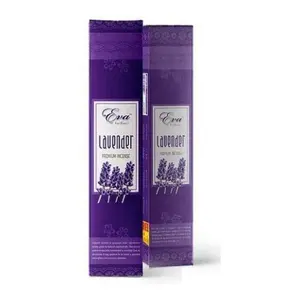 koya's Eva Lavender India Temple Incense Sticks/Natural Fragrance 20gm - Choose The Scent and Use It at Home or Workplace