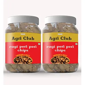 Ragi Peri Peri Chips 400gm (each 200gm) | Agri Club