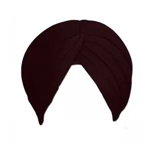 Sikh Cotton Turban for Men | Wine Color | 5mts Unstitched Punjabi Pagri