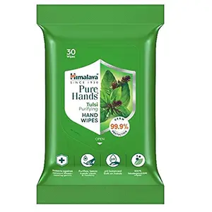 Himalaya Pure Hands Tulsi Purifying Hand Wipes (30 Wipes)