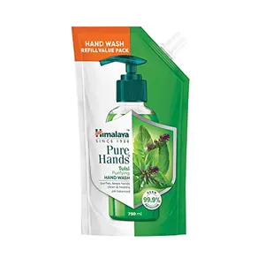 Himalaya Pure Hands | Purifying Tulsi Hand Wash Refill - 750 ML