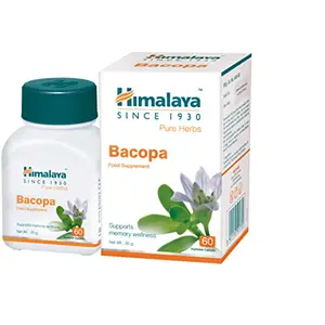 Himalaya Wellness Pure Herbs Brahmi Mind Wellness |Improves Alertness | Pack Of 60 Tablet
