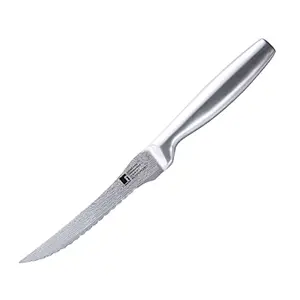 BERGNER Argent Stainless Steel Tomato Knife 12.5cm Matt FinishSilver