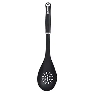 BERGNER Master Pro Nylon Slotted Spoon (Black) Standard