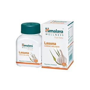 Himalaya Wellness Pure Herbs Lasuna Cardiac Wellness Tablets - 60 Tablets