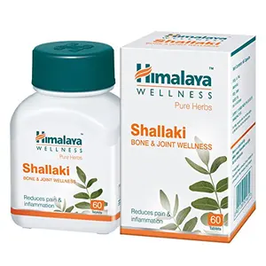 Himalaya Wellness Shallaki Bone & Joint Wellness | Reduces pain and inflammation | Tablets - 60 Count