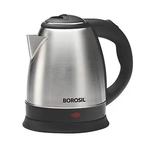 Borosil Rio 1.5 L Electric Kettle Stainless Steel Inner Body Boil Water For Tea Coffee Soup Silver