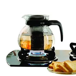 Borosil - Carafe Flame Proof Glass Kettle with Infuser 1.5L