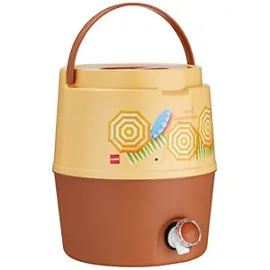 Cello Kool Star Plastic Insulated Water Jug 5 litres Beige